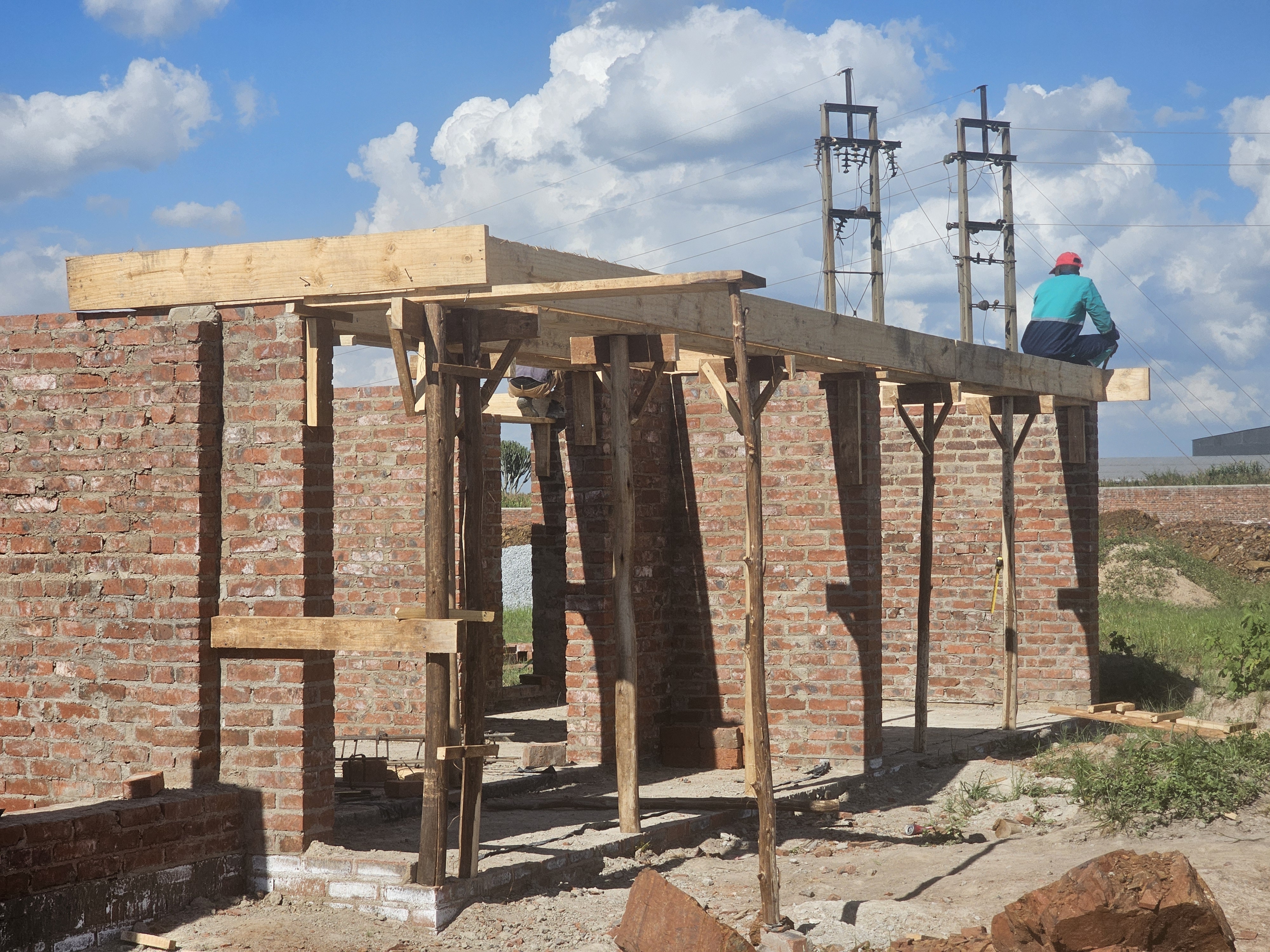 Construction Site - Bricklaying and Carpentry